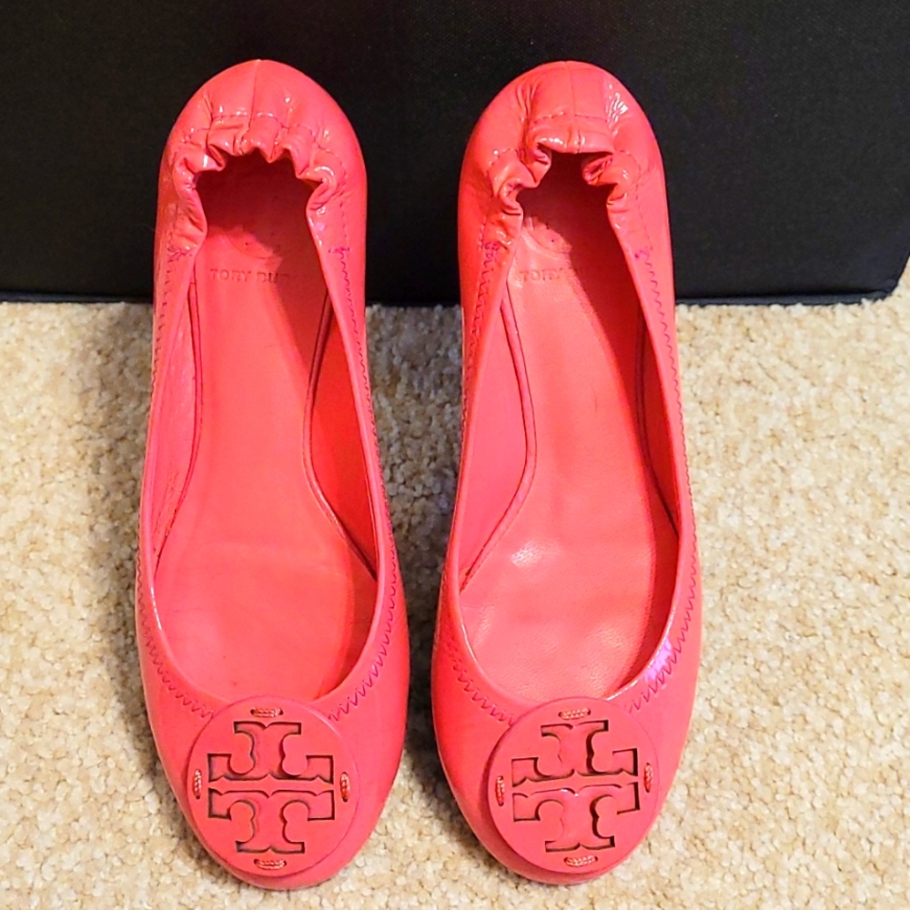 Pink Tory Burch flats